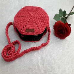 کیف 6 ضلعی مکرومه