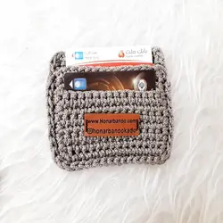 کیف کارت مکرومه