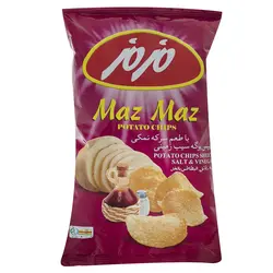 چیپس برگه سیب زمینی مزمز با طعم سرکه نمکی - 80 گرم - خرید در منزل