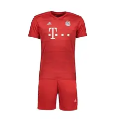 ست پیراهن و شورت ورزشی پسرانه طرح بایرن مونیخ مدل لواندوفسکی کد IR19.20