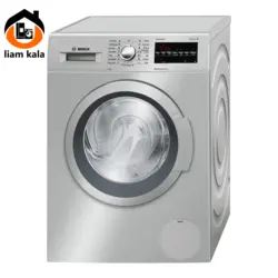 ماشین لباسشویی بوش مدل WAW2876XIR ظرفیت 9 کیلوگرم- استیل
