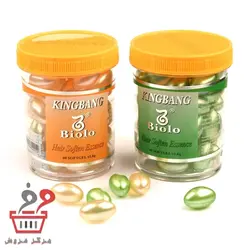 ژل کپسولی نرم و تقویت کننده موی سر Otiei Kenspeckle و KINGBANG با عصاره روغن آلوئه ورا و ویتامین E