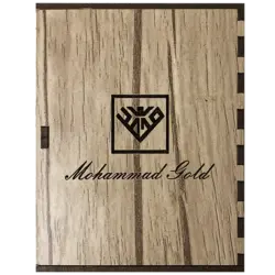 جعبه هدیه چوبی آنتیک روشن