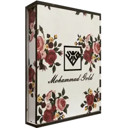 جعبه هدیه چوبی گل رز