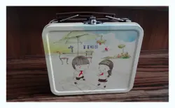 جعبه خیاطی فلزی طرح Girl