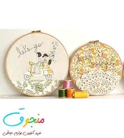 کارگاه گلدوزی ترک مارک سیرین قطر ۱۲ سانتی متر