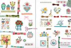 مجموعه طرح های گلدوزی و شماره دوزی کد 6150