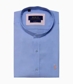 پیراهن آستین بلند مردانه مدل یقه دیپلمات کد 1014