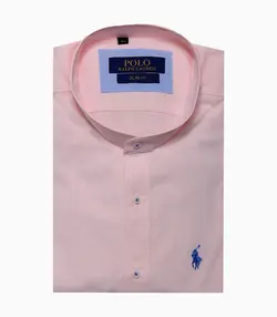 پیراهن آستین بلند مردانه مدل یقه دیپلمات کد 1014