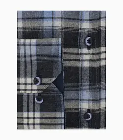 پیراهن پشمی چهارخانه مردانه کد 543