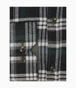 پیراهن پشمی چهارخانه مردانه کد 543