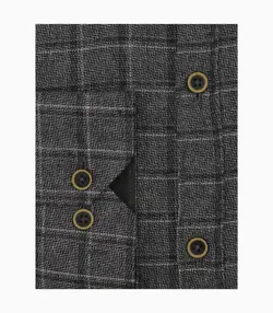 پیراهن چهارخانه پشمی مردانه کد 544