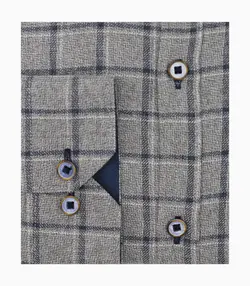 پیراهن چهارخانه پشمی مردانه کد 544