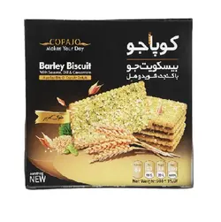 بیسکوییت جو کوپا با تزیین کنجد و شوید و هل