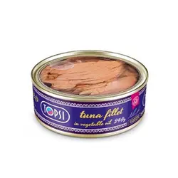 کنسرو ماهی در شفاف تاپ سی - 180گرم