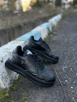 کتونی دخترانه versace مشکی سبز