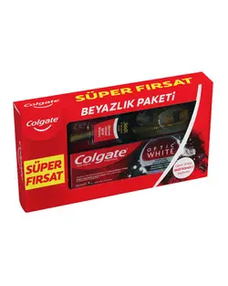ست مسواک خمیر دندان کلگیت سری OPTIC WHITH