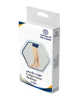 جوراب واریس با کف بالای ران سایز L کد 70000 طب و صنعت