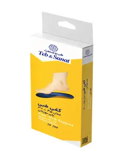 کفی طبی مدل 45-30 پلی یورتان کد 20300 سایز 37-36 طب و صنعت