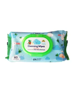 دستمال مرطوب کودک آلوئه ورا کانواس بسته 60 برگی