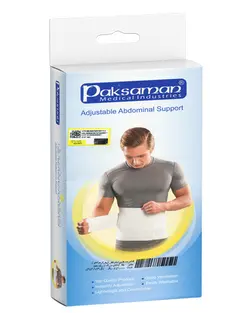 شکم بند طبی تمام کش سفید پس از جراحی سایز XL کد 014 پاک سمن