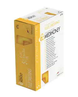 گاز عسل آنتی باکتریال سه لایه 10 در 10 سانت MEDIHONEY