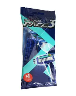 تیغ خودتراش سه لبه دورکو بسته 4 عددی