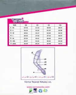 آستین لنف ادم ورنا پلاس سایز XXL