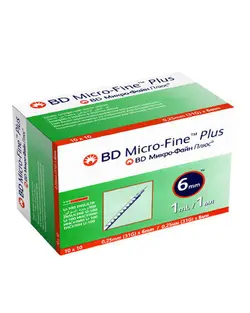 سرنگ انسولین BD مدل Micro-Fine بسته 10 عددی حجم 1 میلی‌ لیتر