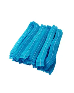 کلاه آکاردئونی آبی یکبار مصرف TDS