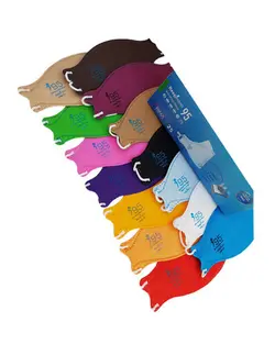 ماسک سه بعدی نانو مدل فیش سایز بزرگ N95 طرح رنگین کمان بسته ۲۵ عددی