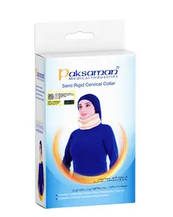 گردن بند طبی نیمه سخت سایز XL کد 165 شرکت پاک سمن