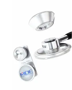گوشی پزشکی دو طرفه بزرگسال و اطفال دو دیافراگم تیتانیوم MDF مدل 777DT