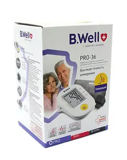 فشارسنج دیجیتال بازویی سخنگو b.well مدل PRO-36