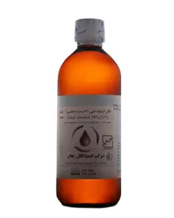 الکل اتیلیک طبی 96 درصد یک لیتری کیمیا الکل