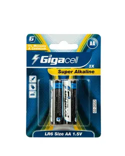 باطری قلمی AA بسته دو عددی برند Gigacell