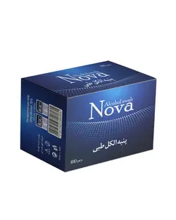 پد الکلی طبی 100 عددی برند Nova