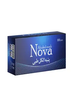 پد الکلی طبی 100 عددی برند Nova