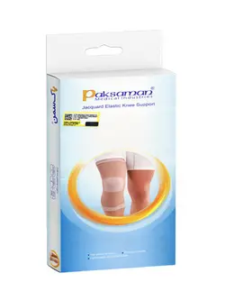ساق بند زانوبند طبی الاستیک طرح جدید M کد 130 پاک سمن