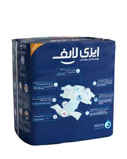 پوشینه بزرگسال ایزی لایف سایز L بسته 14 تایی