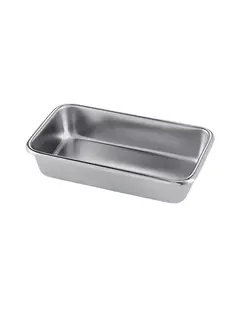 دیش استیل جراحی بدون درب سایز 22 سانت