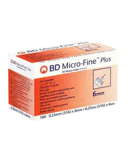 سر سوزن قلم انسولین 6 میلی متر BD Micro-Fine