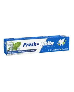 خمیر دندان اورال بی Fresh & White مدل Extra Cool Mint حجم 75 میلی لیتر