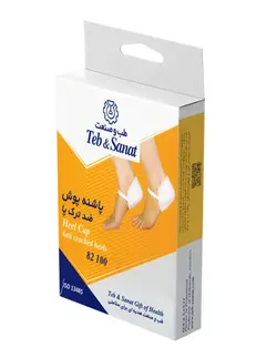 پاشنه پوش ضد ترک پا سایز L کد 82100 شرکت طب و صنعت