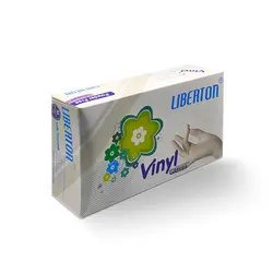 دستکش وینیل لیبرتون LIBERTON سایز لارج L - فروشگاه اینترنتی پنبه رو