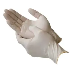 دستکش لاتکس پودری  چینی سایز L