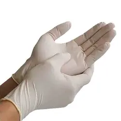 دستکش لاتکس پودری  چینی سایز L