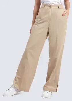 شلوار لینن چاک دار