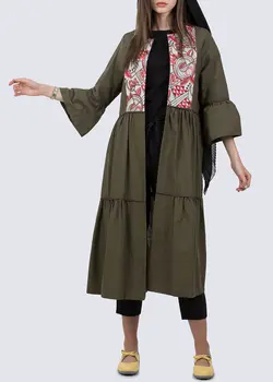 مانتو عروسکی با نوار هندی