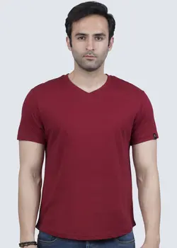 تیشرت رگولار یقه هفت Basic